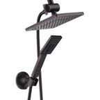 Dual Shower Head-Rain Shower Head with Handheld Shower Set, Diverter
