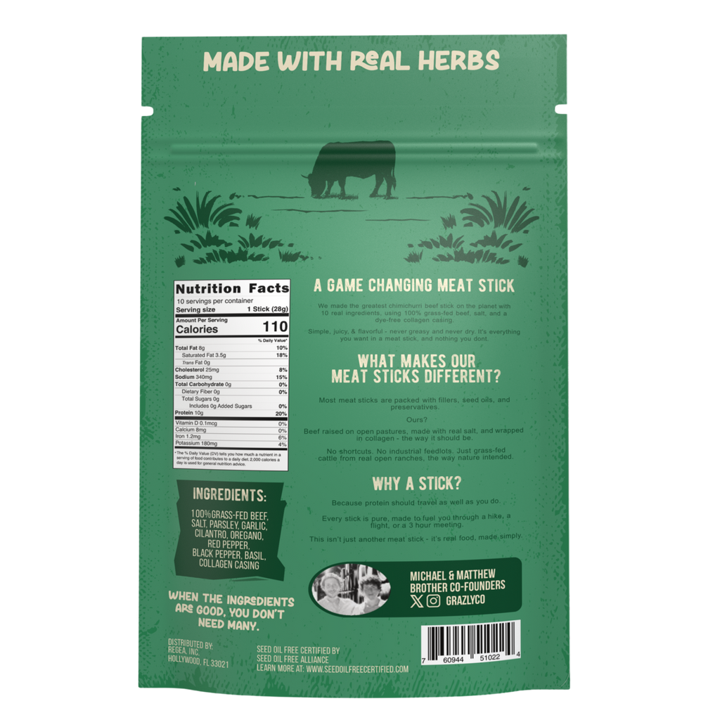 Chimichurri Beef Meat Sticks