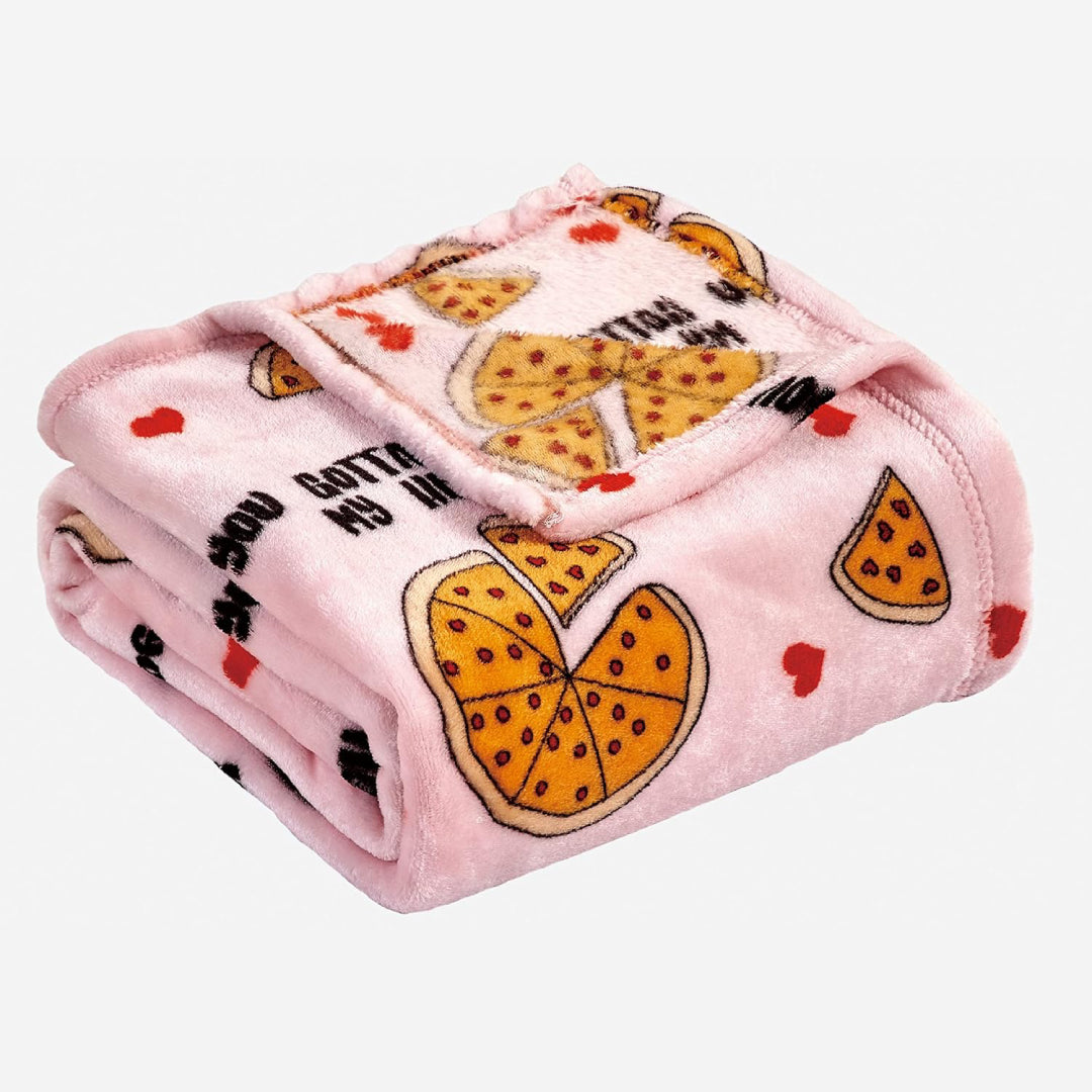 Valentine's Day Heart-Themed Throw Blanket – Ultra Plush, Soft, Cozy, and Luxurious Fleece, 50" x 60"