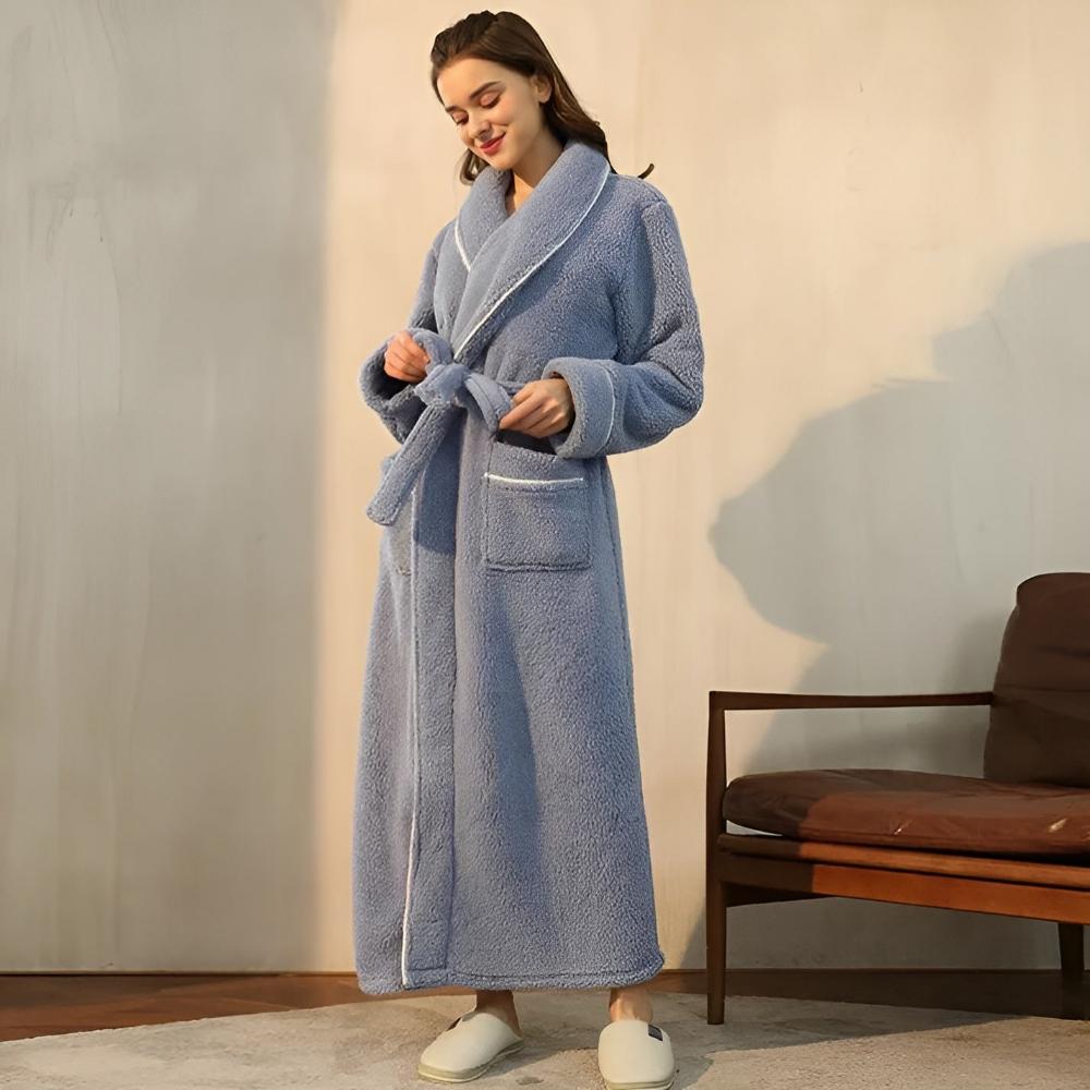 Dressing gown with Belt and Pockets
