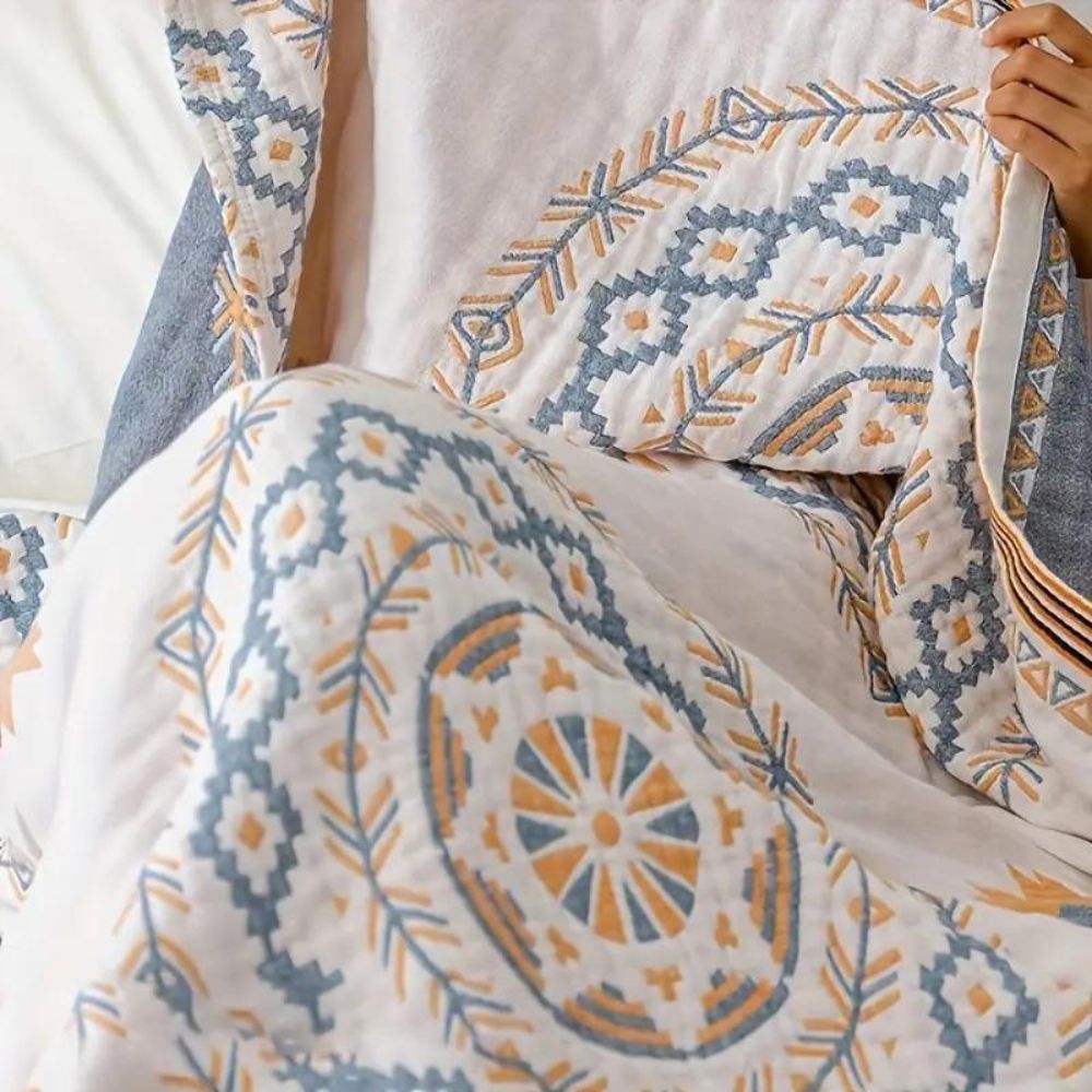 Mandala Pattern Throw Blanket