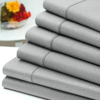 6-Piece: US Army Embossed Greek Key Sheet Set