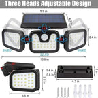 Motion Sensor Solar Light for Outdoor Use