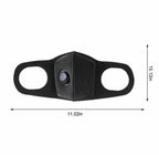 2-Pack Black Washable Face Mask with Breathing Valve