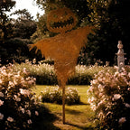 Rustic Scary Pumpkin Scarecrow Halloween Decor