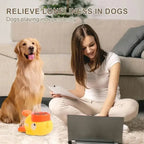 Interactive Cartoon Duck Dog Puzzle Feeder