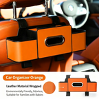 Car Backrest Storage Organizer with Hooks