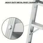 Portable Bench Folding Ladder Stool with Non-Slip Design