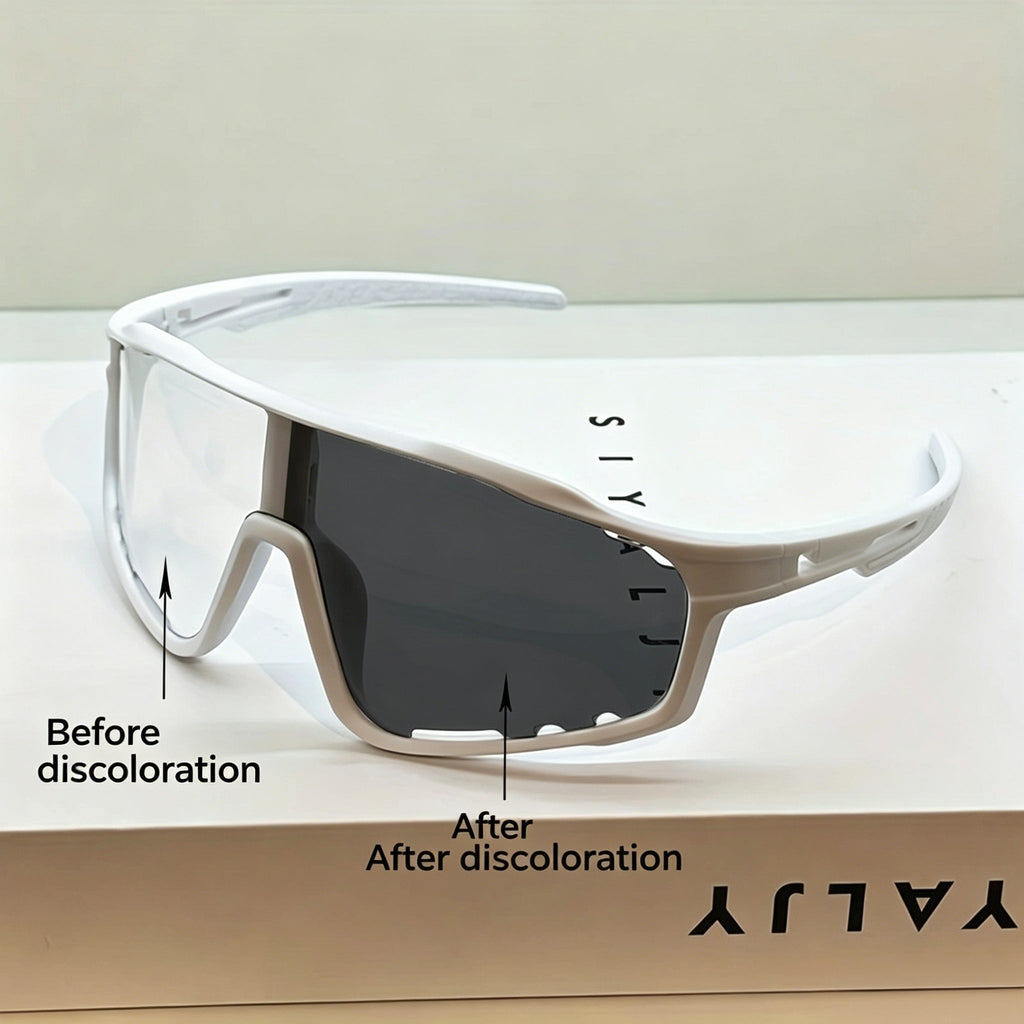 UV400 Photochromic Polarized Safety Glasses