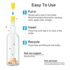 Reusable Silicone Fruit Fly Trap Funnel