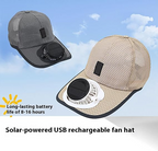 Solar Rechargeable Peak Cap