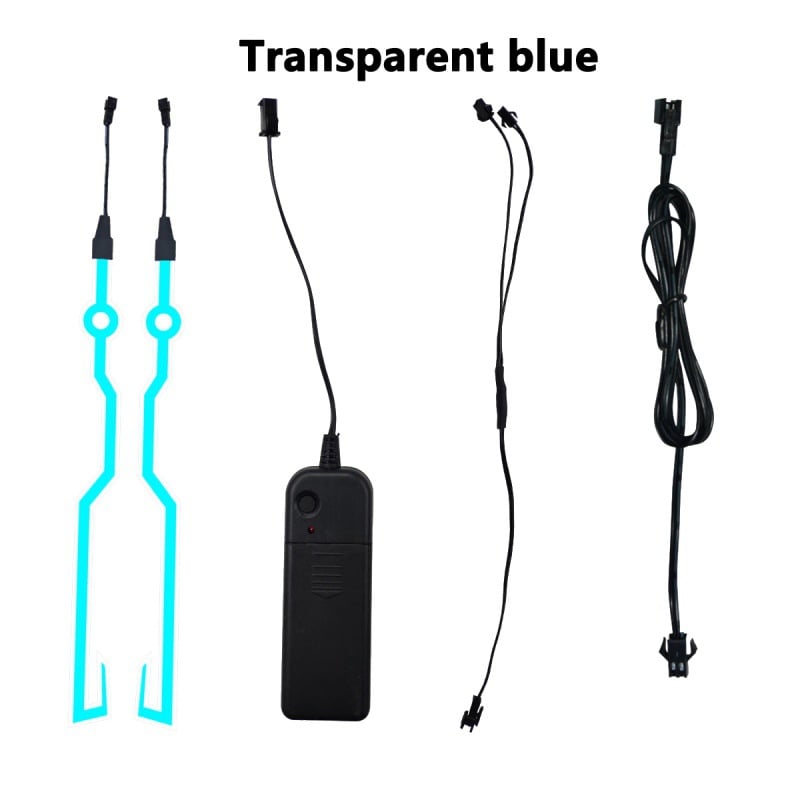 Motorcycle Helmet Light LED DIY Helmet LED Light Motorbike Reflective Strips
