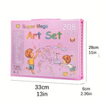 208pcs Extra Large All-in-One Art Supplies Set