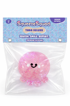 SqueezeSquad Taba Deluxe Silicone Squishy Fuchsia Octopus | Premium Fidget Toy