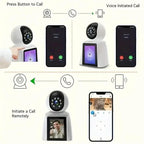 2-Pack: 2K Indoor Security Camera | 2-Way Audio & Video Call + Night Vision