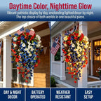 Patriotic Style Hanging Bouquet Ornament for USA 250th Anniversary Festival Decor