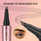 New Waterproof Micro-Fork Eyebrow Pencil, Long-Lasting Brow Pen for Natural Hair-Like Strokes