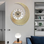 Modern 3D Metal Wall Clock | Silent Quartz Movement Decorative Clock