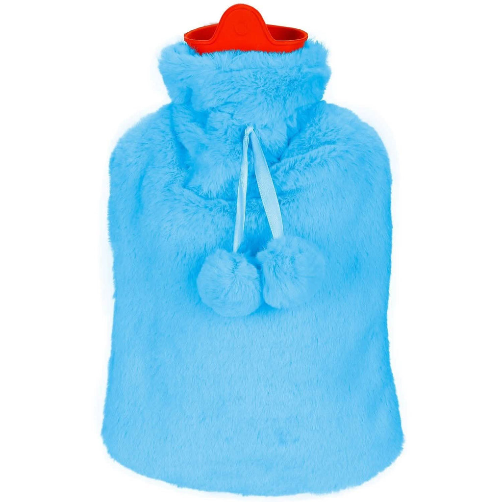 2L Hot Water Bottle with Plush Cover