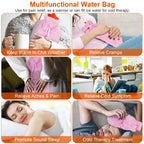 2L Hot Water Bottle with Plush Cover