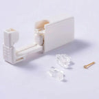 2mm Gold White Diamond Disposable Safe Nose Ear Nail Punch