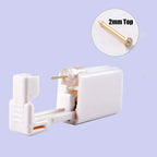 2mm Gold White Diamond Disposable Safe Nose Ear Nail Punch