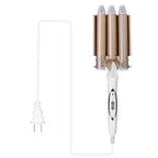 3-Barrel Curling Iron Wand Electric Hair Curler 1" Triple Hair Waver