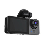 3 Channel Dash Cam Front Inside Rear Vehicle Driving Recorder Car DVR