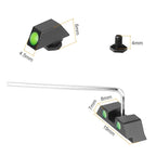 3-Dot Green Gun Night Sight Set