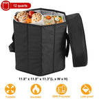 3 Gallon Collapsible Grocery Cooler Bag Seat Combo