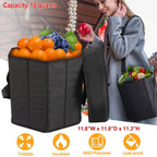 3 Gallon Collapsible Grocery Cooler Bag Seat Combo