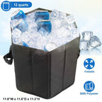 3 Gallon Collapsible Grocery Cooler Bag Seat Combo