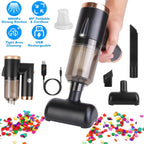 3-in-1 120W Portable Reachable Vacuum with Brush Nozzle