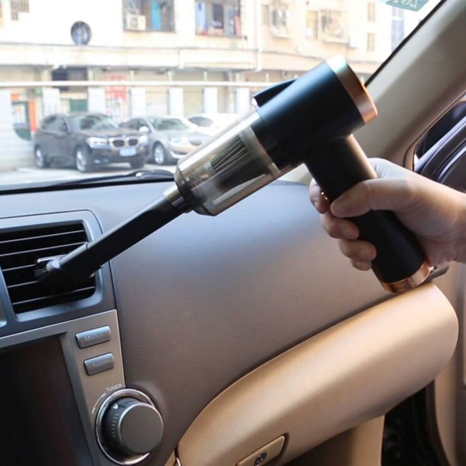 3-in-1 120W Portable Reachable Vacuum with Brush Nozzle