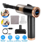 3-in-1 120W Portable Reachable Vacuum with Brush Nozzle