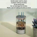 3-in-1 Automatic Makeup Brush Cleaning and Drying Stand