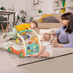 3-in-1 Baby Gym Playmat with Learning Walker for 0-12 Months Old