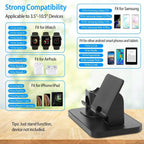 3-in-1 Charging Dock Station Phone Charger Stand Holder