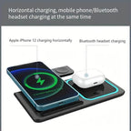 3-in-1 Folding Fast Wireless Charger Station