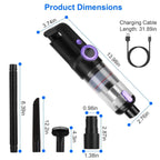 3-in-1 Handheld Cordless Car Vacuum Cleaner