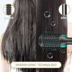 3-in-1 Ionic Straightening Hot Air Brush with Anti-Scald Feature