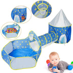 3-in-1 Kids Play Tent Ball Pit Set