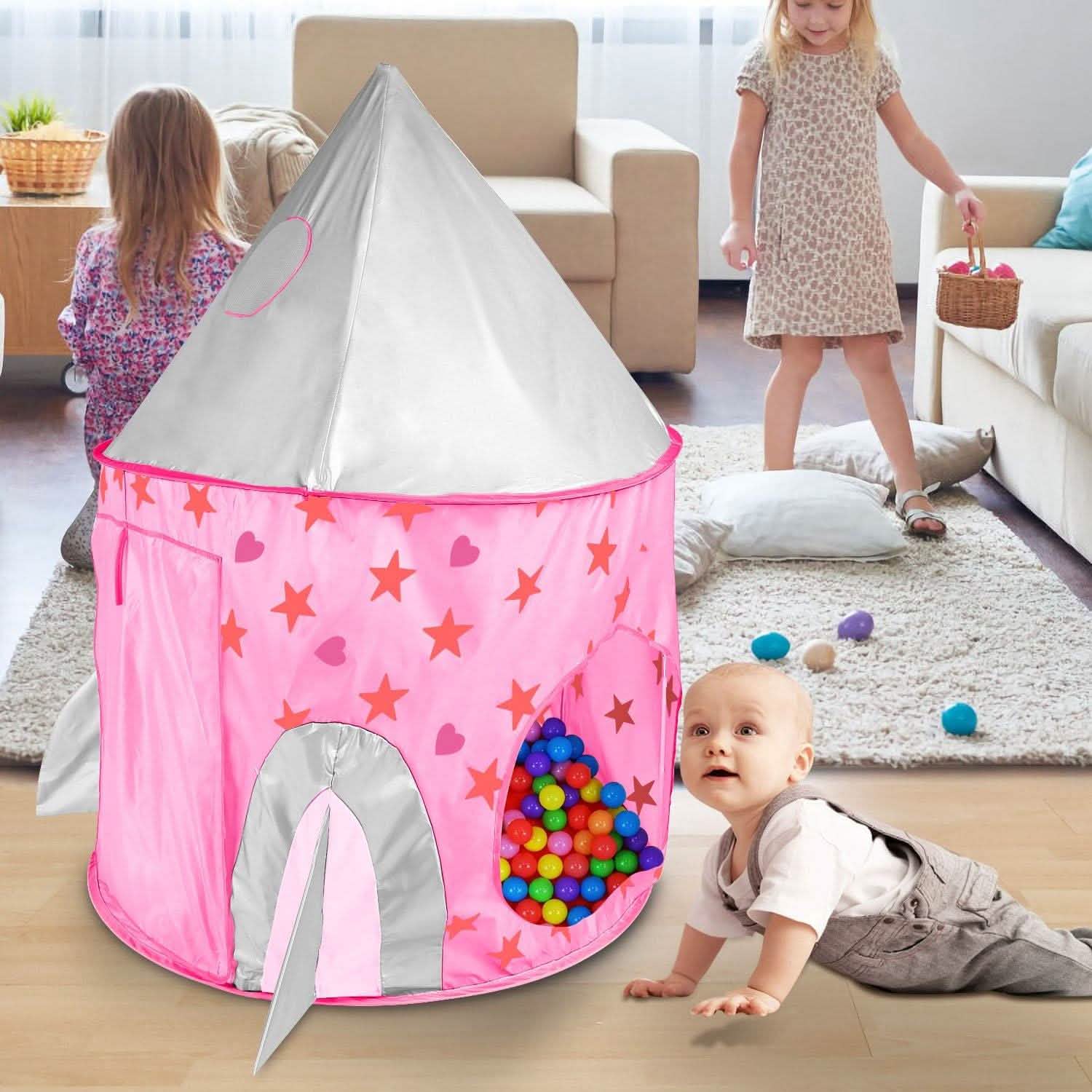 3-in-1 Kids Play Tent Ball Pit Set
