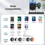 3-in-1 Multifunctional Convenient Wireless Charging Station