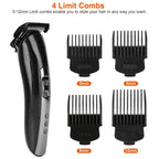3-in-1 Rechargeable Hair Clipper Cordless Hair Trimmer Shaver