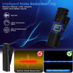 3-in-1 Wireless Clip On Microphone Omnidirectional Noise Reduction Plug