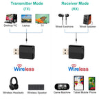 3-in-1 Wireless V5.0 USB Audio Transmitter Receiver