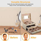 3-Layer Jewelry Case Organizer