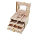 3-Layer Jewelry Case Organizer