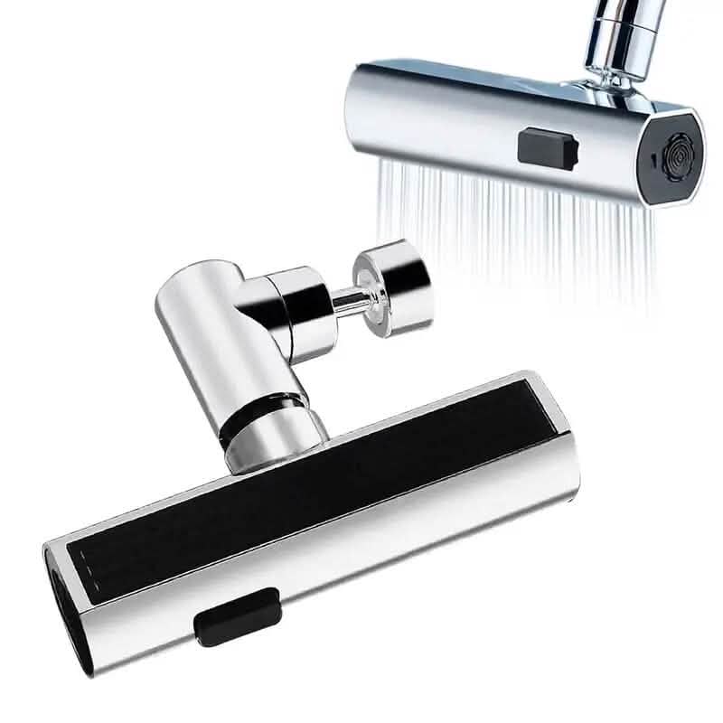 3-Mode Leakproof Sink Faucet Adapter - Durable Copper Construction for Kitchen and Bathroom